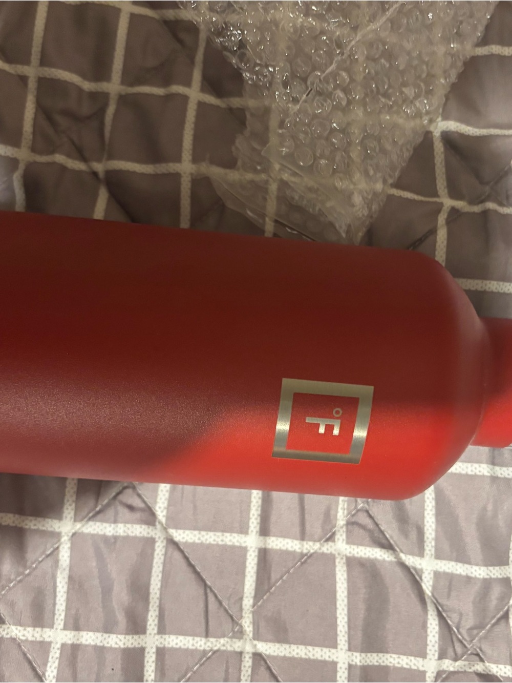 Fahrenheit Red Stainless Steel Bottle